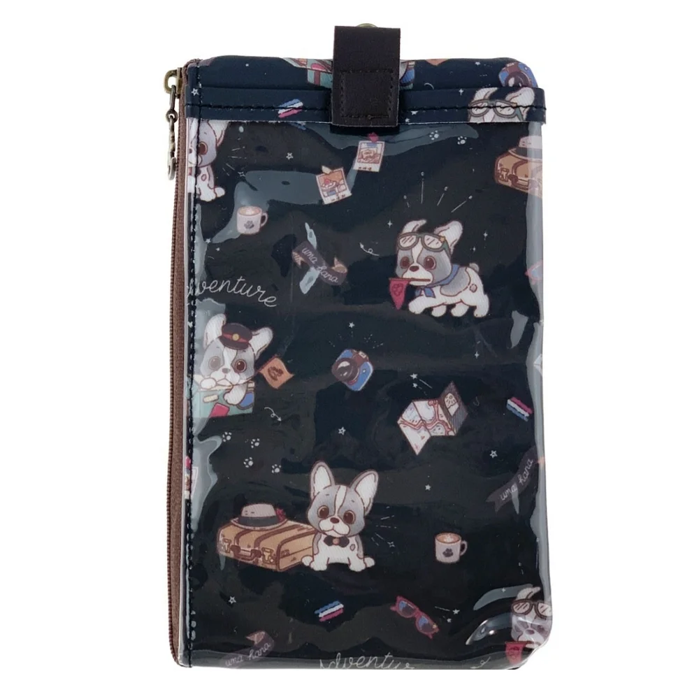 Waterproof Frenchie Phone Case Pouch W/ Neck Strap